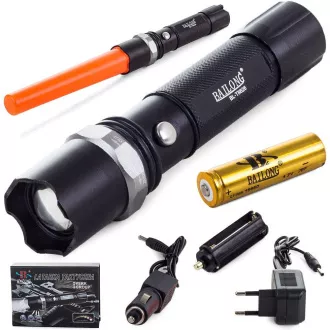 Svjetiljka Bailong BL-8626, LED tip CREE XPE + ručka upozorenja