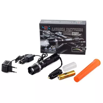 Svjetiljka Bailong BL-8626, LED tip CREE XPE + ručka upozorenja