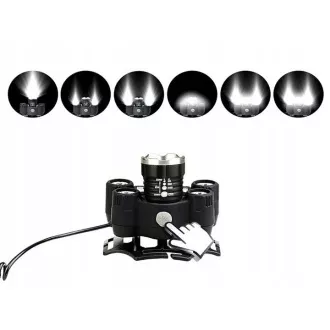 CREE prednja svjetiljka 1 x XM-L T6 + 4 x jaka Q5 bijela + 1 x jaka COB + ZOOM traka