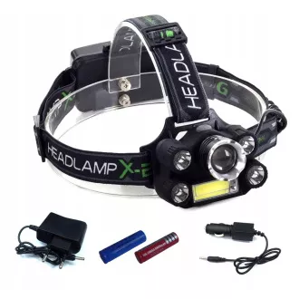 CREE prednja svjetiljka 1 x XM-L T6 + 4 x jaka Q5 bijela + 1 x jaka COB + ZOOM traka