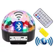Disco rasvjeta Bluetooth USB lopta + daljinski upravljač