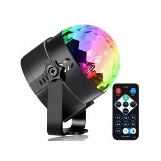 Disco rasvjetna kugla + daljinski upravljač Disco rasvjetna kugla + daljinski upravljač