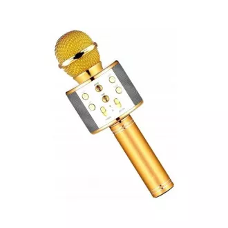 Karaoke bluetooth mikrofon sa zvučnikom, srebrne boje