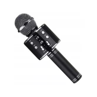 Karaoke bluetooth mikrofon sa zvučnikom, srebrne boje
