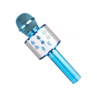 Karaoke bluetooth mikrofon sa zvučnikom, srebrne boje