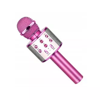 Karaoke bluetooth mikrofon sa zvučnikom, srebrne boje