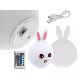 Dječja LED noćna svjetiljka RABBIT + RGB kontroler Dječja LED noćna svjetiljka RABBIT + RGB kontroler