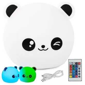 Dječja LED noćna lampa PANDA + RGB kontroler Dječja LED noćna lampa PANDA + RGB kontroler