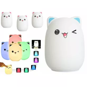 Dječja LED noćna lampa CAT RGB Dječja LED noćna lampa CAT RGB