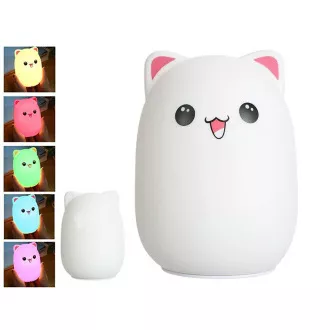 Dječja LED noćna lampa CAT RGB + USB kabel Dječja LED noćna lampa CAT RGB + USB kabel
