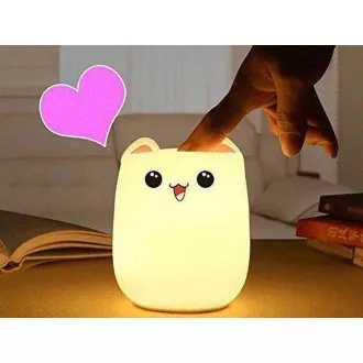 Dječja LED noćna lampa CAT RGB + USB kabel Dječja LED noćna lampa CAT RGB + USB kabel