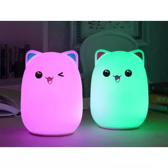 Dječja LED noćna lampa CAT RGB + USB kabel Dječja LED noćna lampa CAT RGB + USB kabel
