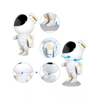 Noćni zvjezdani projektor s daljinskim upravljačem - ASTRONAUT V2