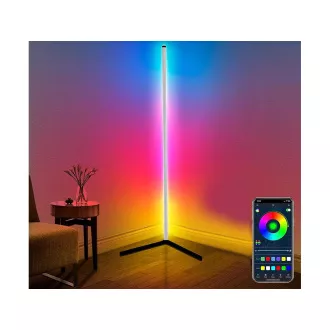 Kutna podna RGB LED lampa, s daljinskim upravljačem Kutna podna RGB LED lampa, s daljinskim upravljačem