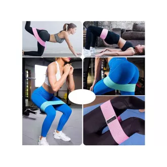 Set od 3 otporne trake za vježbanje, 5-20 kg
