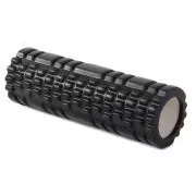Valjak za masažu za fitness 30x10 cm, crni