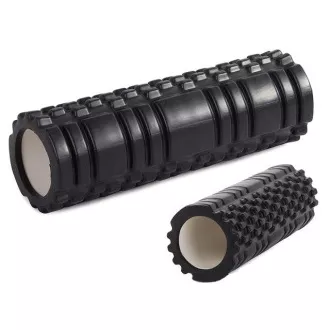 Valjak za masažu za fitness 30x10 cm, crni