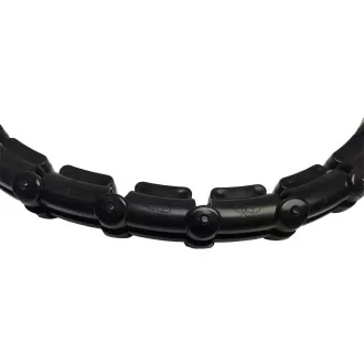 Masažna Hula Hop ENERO FIT s utezima, 115 cm, crna