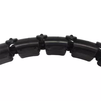 Masažna Hula Hop ENERO FIT s utezima, 115 cm, crna
