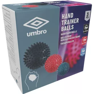 UMBRO Masažne loptice s vrhovima, 3 kom
