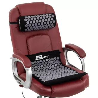 Akupresurna PREMIUM prostirka za vježbanje s jastukom 67x42x2 cm, kamuflažna kaki boja