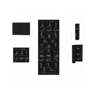 Podloga za jogu CRNA, 61x173x0,6 cm Podloga za jogu CRNA, 61x173x0,6 cm