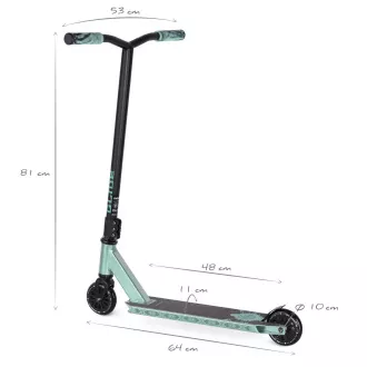 Freestyle skuter MOVINO Stunt GLIDE, Teal Freestyle skuter MOVINO Stunt GLIDE, Teal