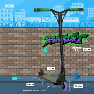 Freestyle skuter Story Bandit DOS Stunt, Graffiti