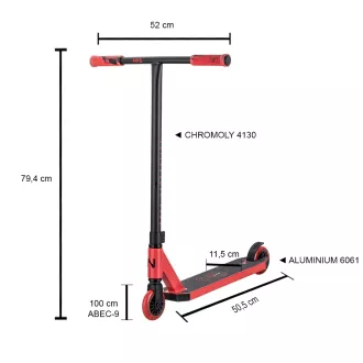 Freestyle skuter NKD Next Generation Red Black