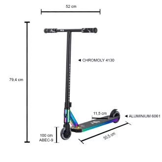 Freestyle skuter NKD Next Generation Rainbow Freestyle skuter NKD Next Generation Rainbow
