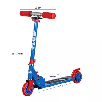 Sklopivi romobil Story Flow, plavo-crveni