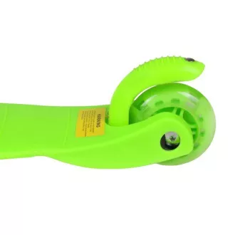 Skuter na tri kotača MINI SCOOTER sa svjetlećim kotačima, zelene boje