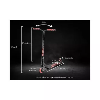 Freestyle skuter MOVINO Stunt NITRO Red 2024