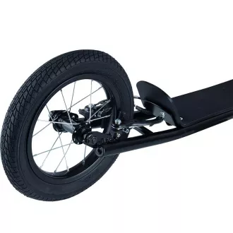 Dječji romobil Story One Air s kotačima na napuhavanje, crni