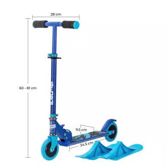 Sklopivi romobil Story Freshie 2u1, plavi