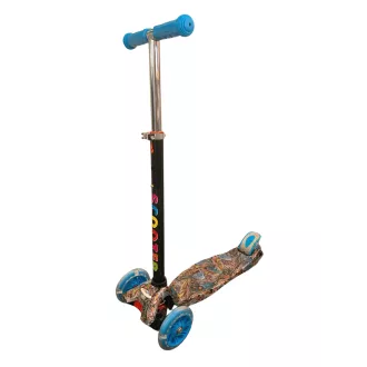 Skuter na tri kotača MAXI SCOOTER sa svjetlećim kotačima, BLUE DRAGON Skuter na tri kotača MAXI SCOOTER sa svjetlećim kotačima, BLUE DRAGON