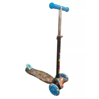 Skuter na tri kotača MAXI SCOOTER sa svjetlećim kotačima, BLUE DRAGON Skuter na tri kotača MAXI SCOOTER sa svjetlećim kotačima, BLUE DRAGON