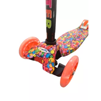 Skuter na tri kotača MAXI SCOOTER sa svjetlećim kotačima, BONBON odn Skuter na tri kotača MAXI SCOOTER sa svjetlećim kotačima, BONBON odn