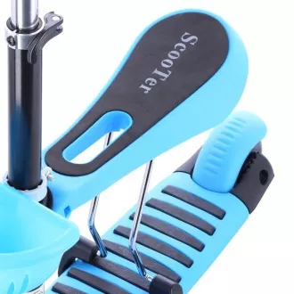 Dječji romobil na tri kotača MINI SCOOTER 2 u 1 sa svjetlećim LED kotačima, plavi Dječji romobil na tri kotača MINI SCOOTER 2 u 1 sa svjetlećim LED kotačima, plavi