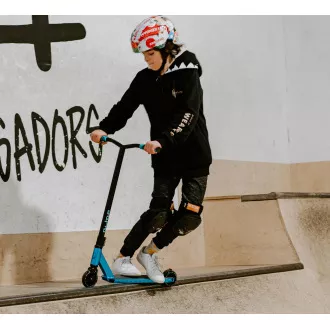 MOVINO Stunt GLIDE freestyle skuter, metalik plava