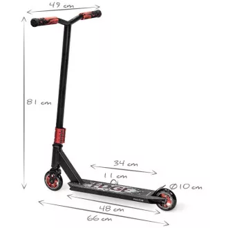 Freestyle skuter MOVINO Stunt EDGE, Black-Red Edition Freestyle skuter MOVINO Stunt EDGE, Black-Red Edition