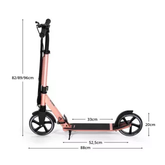 Sklopivi romobil MOVINO City Comfort+ Antique pink