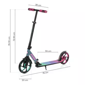 Sklopivi skuter Meteor Fuse, roze boje