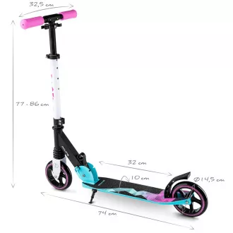 Sklopivi osjećaji romobil MOVINO VIBE - MINT-PINK Sklopivi osjećaji romobil MOVINO VIBE - MINT-PINK