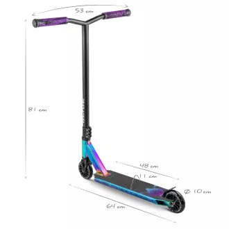 Freestyle skuter MOVINO GLIDE, Rainbow Freestyle skuter MOVINO GLIDE, Rainbow