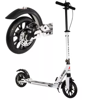 Sklopivi romobil ENERO ULTRA SPEED s disk kočnicom, 200 mm, bijeli Sklopivi romobil ENERO ULTRA SPEED s disk kočnicom, 200 mm, bijeli