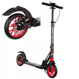 Sklopivi romobil ENERO ULTRA SPEED s disk kočnicom, 200 mm, crni