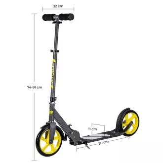 Sklopivi romobil Story Urban GO! Sivo