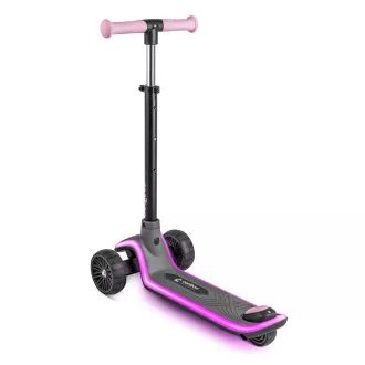 Dječji romobil na tri kotača Cariboo LEDstar, roza