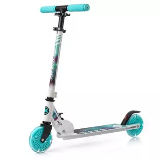 Sklopivi romobil MTR Sunny X sa svjetlećim kotačima, 120 mm, mint